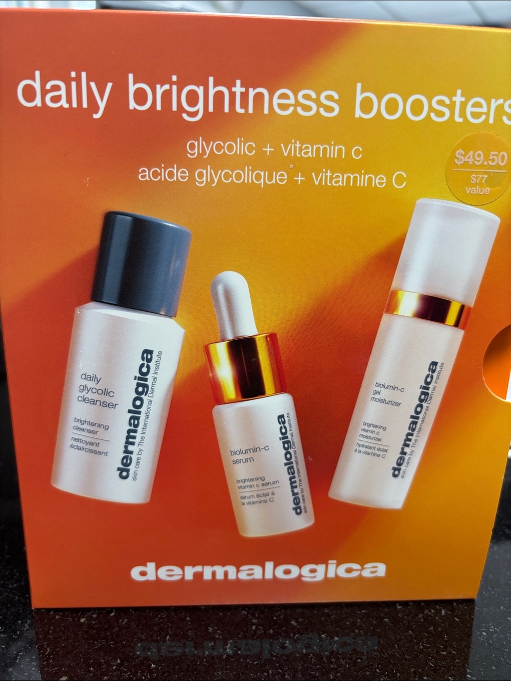 dermalogica Daily Brightness Boosters Trio - travel size